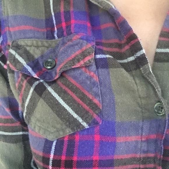 Mossimo Plaid Flannel - Picture 2 of 3